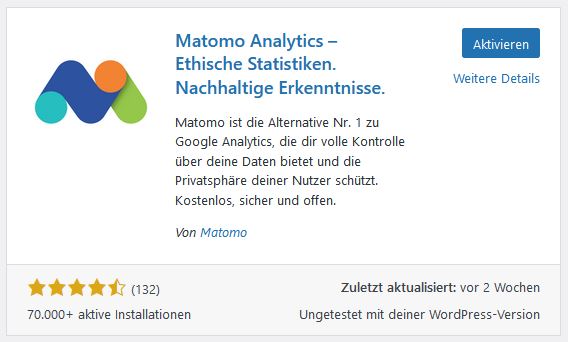 Matomo Analytics in WordPress